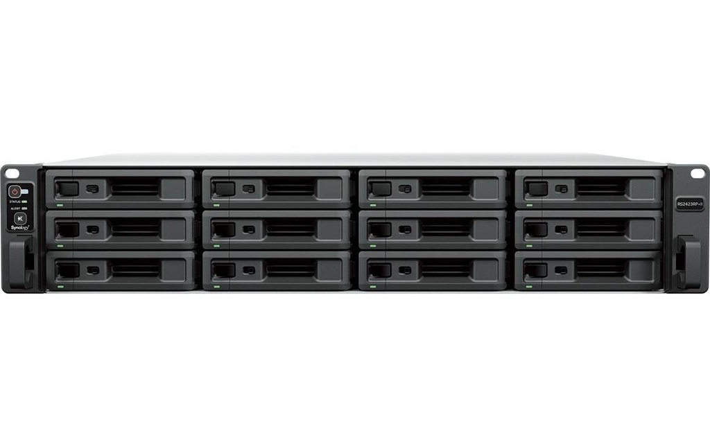 Synology NAS RS2423RP+II 2U 12 baies 8 Go DDR4 RPS