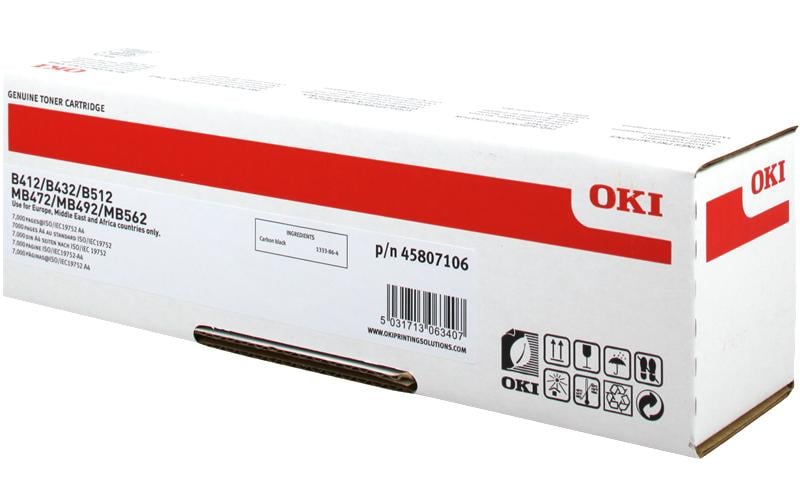 OKI Oki toner 45807106 black