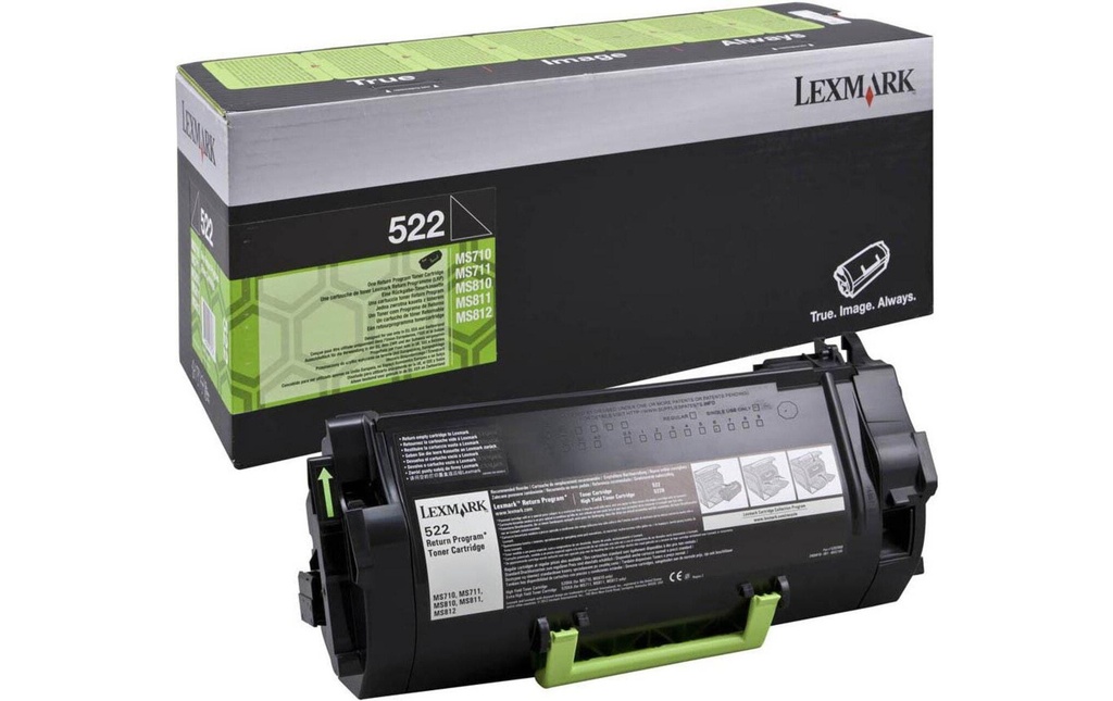 LEXMARK Lexmark toner 522 Preb. black