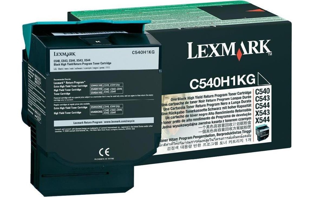 LEXMARK Lexmark toner ret. C540H1KG bk