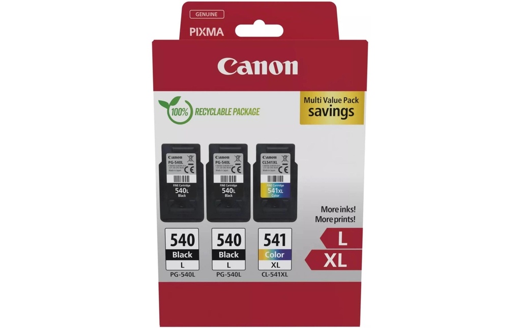 CANON Canon 2xPG540L-BK/1xCL541L-CO (3 pces)