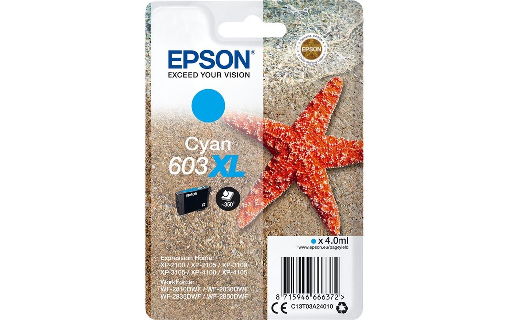 [770603010] EPSON Epson cart.encre 603XL cyan