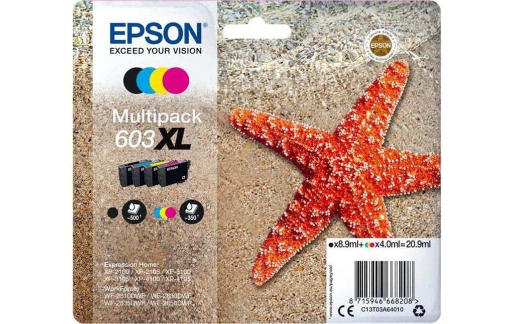 EPSON Epson Tintenpat.603XL bk/c/m/y (4 pces)