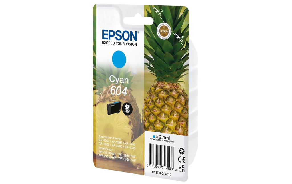 EPSON Epson cart.d'encre 604 cyan