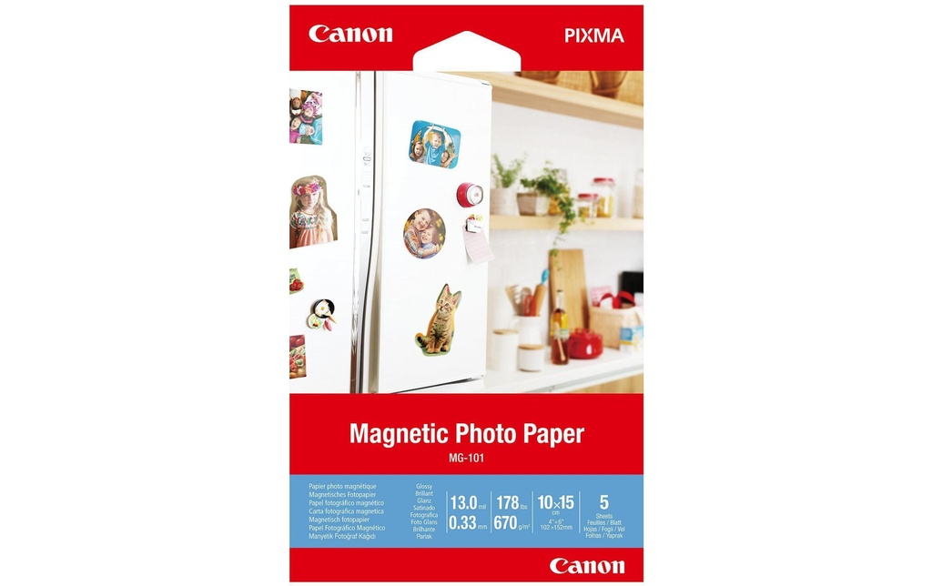 CANON Canon photopap.magn. 100x150mm (5 pces)