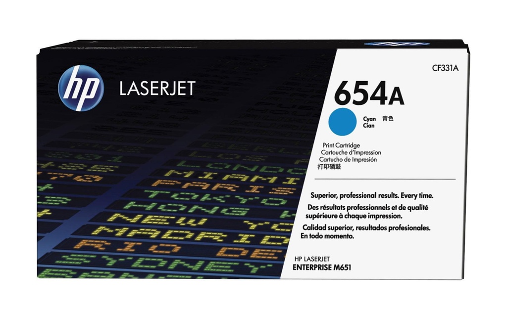 HP HP toner 654A cyan