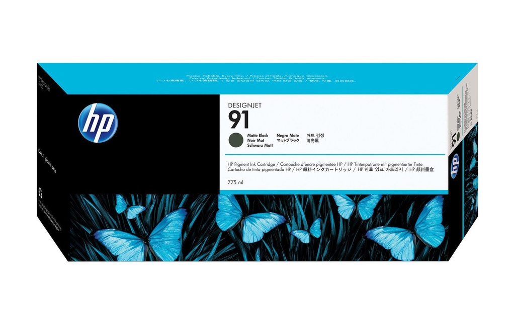 HP Encre Nr. 91 (C9464A) Matte Black