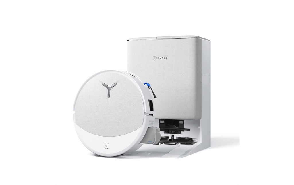 Ecovacs Robot d’aspiration et d’essuyage T90 PRO OMNI Deebot Blanc