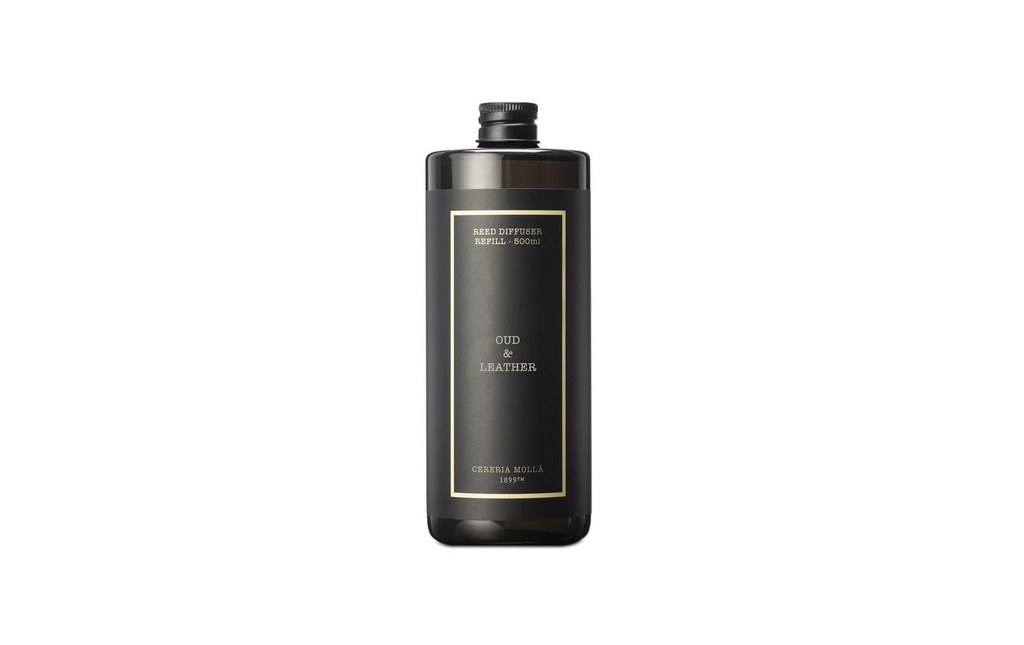 Cerería Mollá Recharge Oud & Leather 500 ml