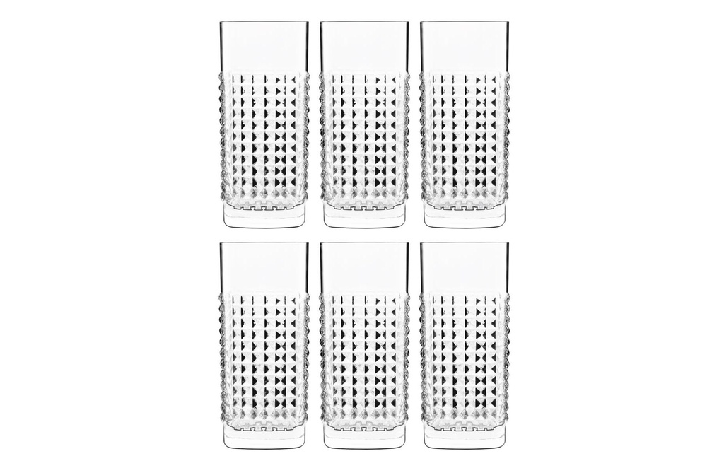Luigi Bormioli Verre à long drink Mixology Elixir 48 cl, 6 pièces. Transparent