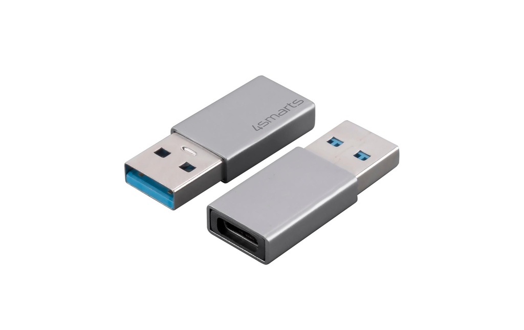 4smarts Adaptateur USB Lot de 2, passif Connecteur USB A - Prise USB C