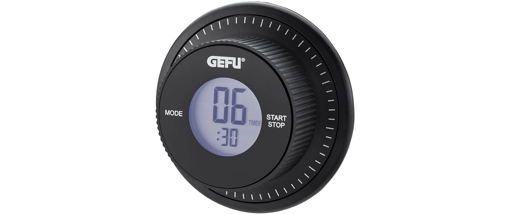 GEFU Minuteur de cuisine Coffre-fort Noir