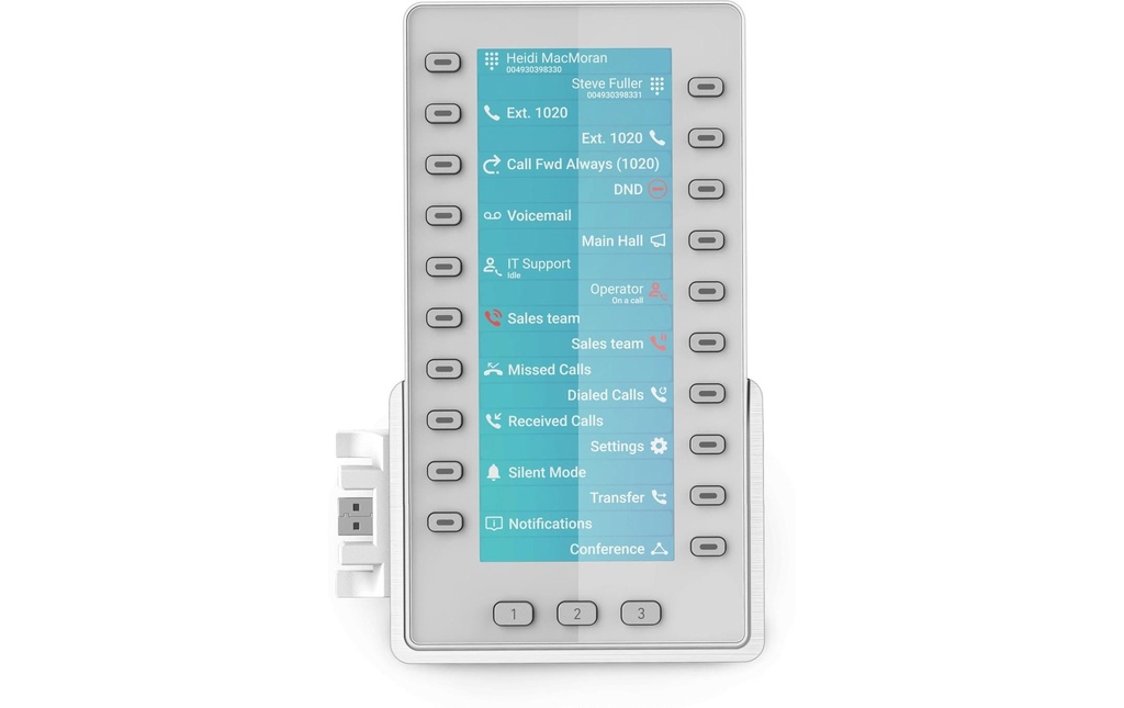 snom Module d’extension D8C Écran couleur