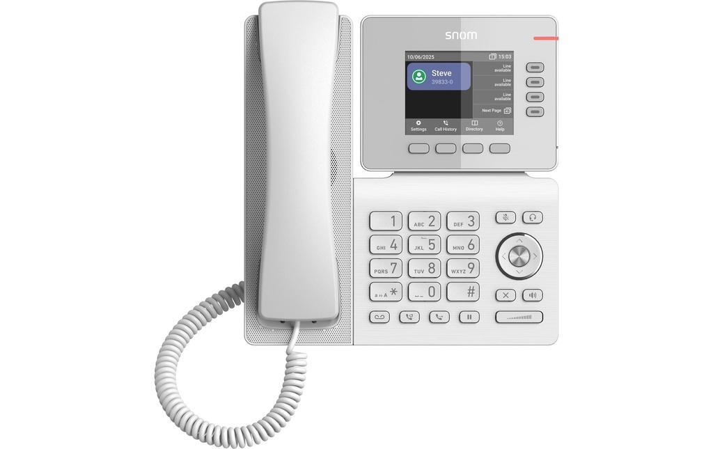 snom Téléphone de bureau D810W Blanc