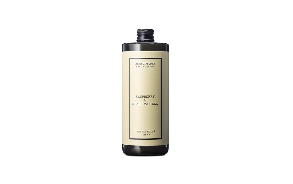 Cerería Mollá Recharge Raspberry & Black Vanilla 500 ml