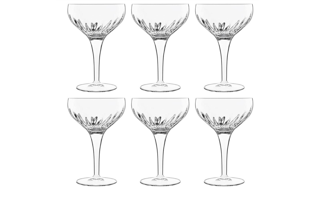 Luigi Bormioli Verre à cocktail Mixology 22.5 cl, 6 pièces. Transparent