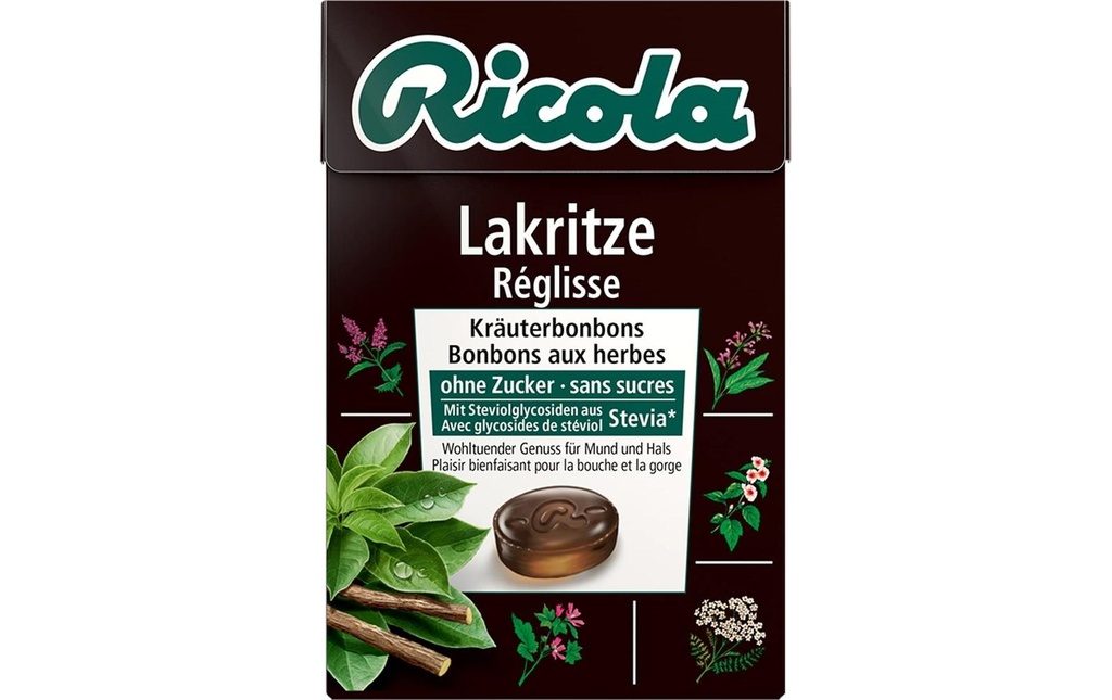 Ricola Bonbons à la réglisse 50 g