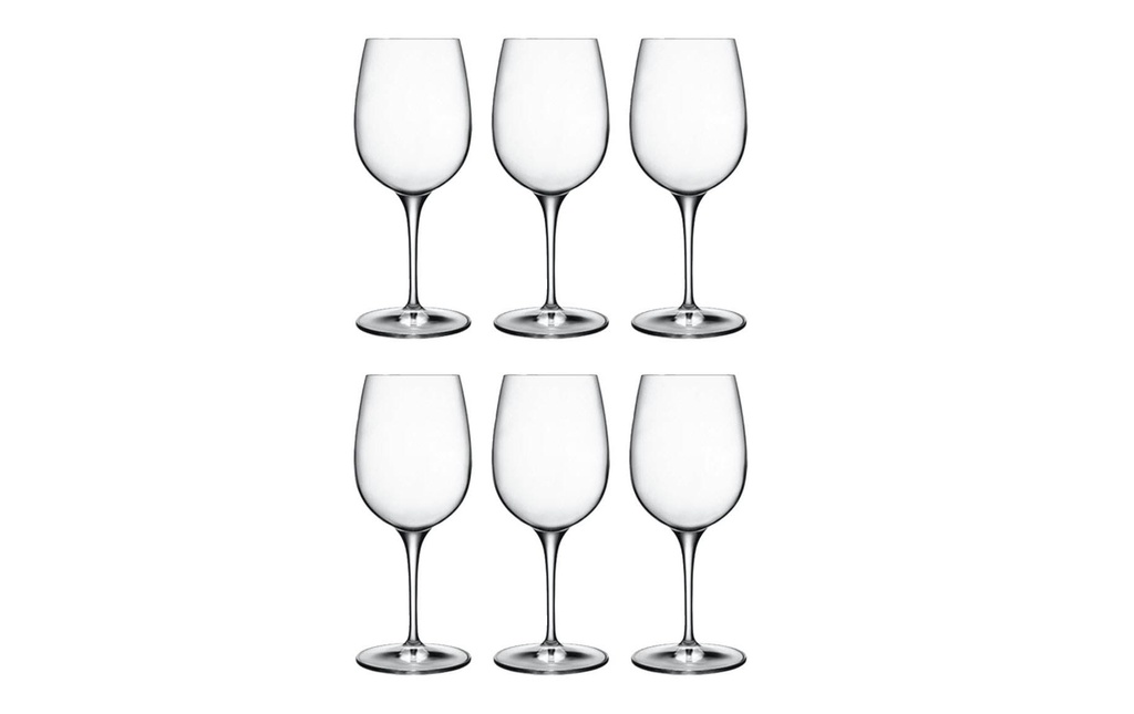 Luigi Bormioli Service de verres à vin Palace 36.5 cl, 6 pièces, Transparent