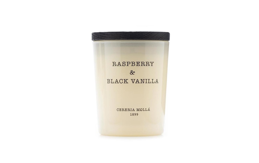 Cerería Mollá Bougie parfumée Raspberry & Black Vanilla 70 g