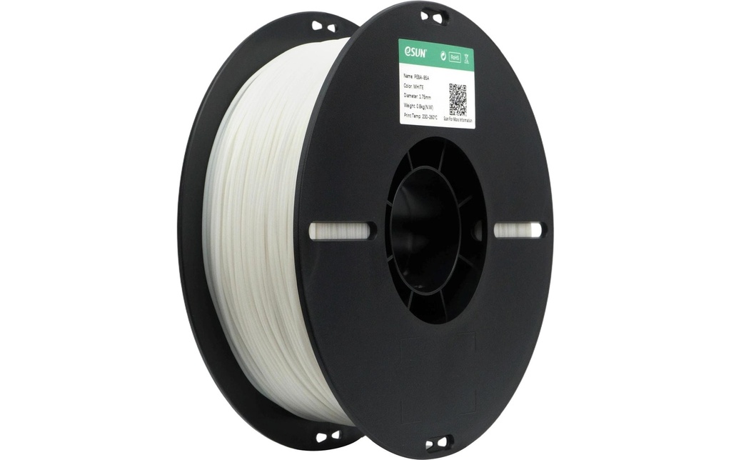 eSun Filament PEBA-85A Blanc 1.75 mm 0.8 kg