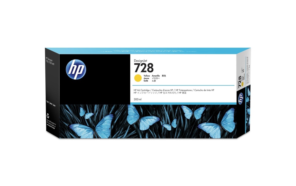 HP HP cart.d'encre 728 yellow