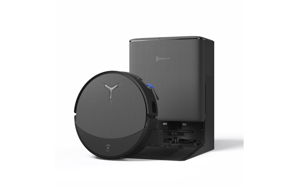 Ecovacs Robot d’aspiration et d’essuyage T90 PRO OMNI Deebot Noir
