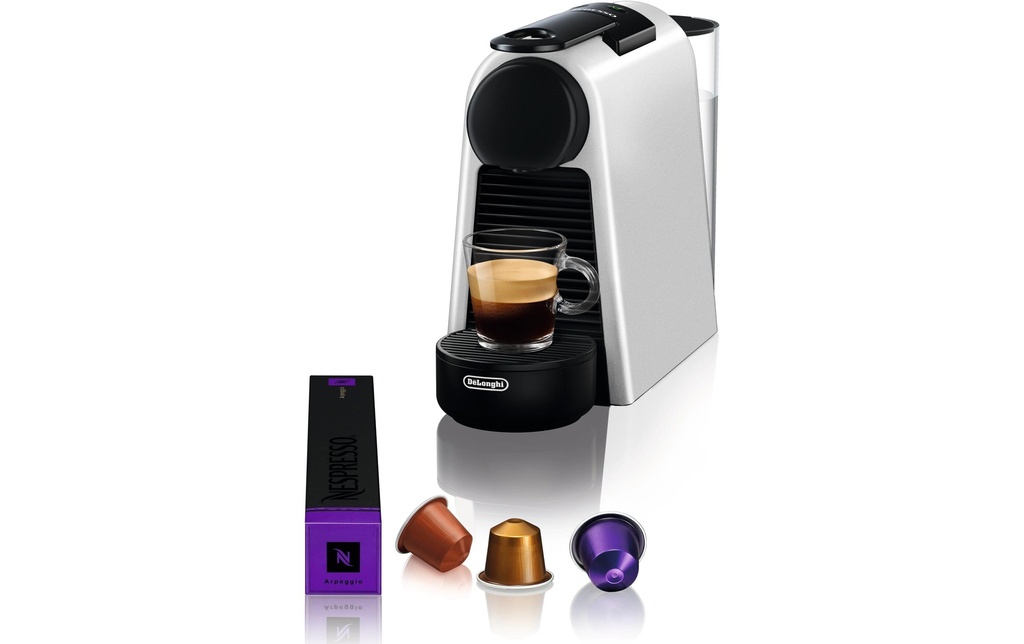 De'Longhi Cafetière à portions individuelles Essenza Mini EN85.S Argenté