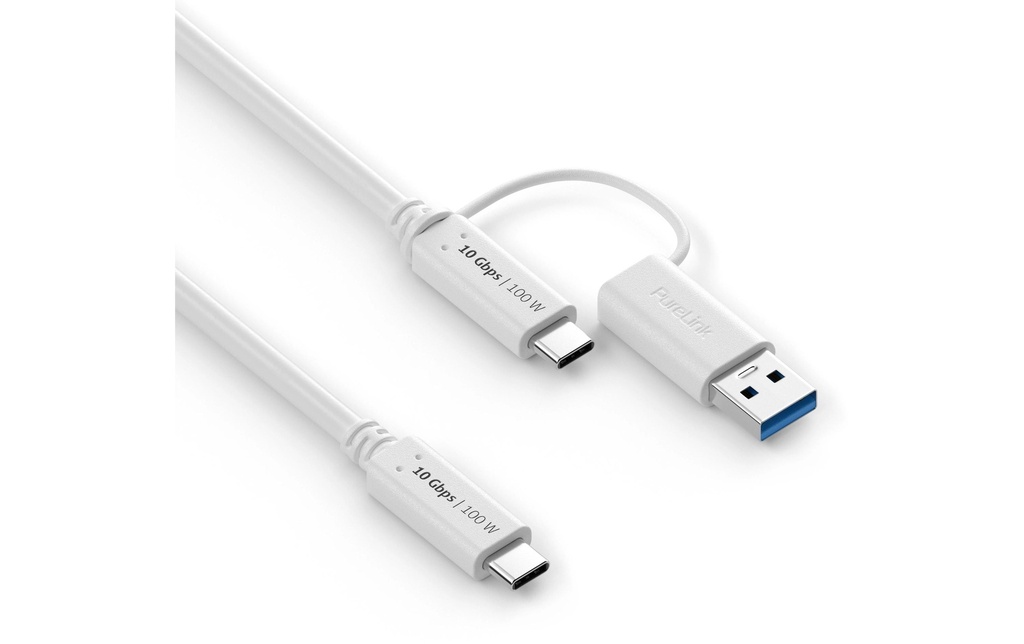 PureLink iSeries Câble USB C-C, embout USB-A USB-C - USB-A/USB-C 1 m