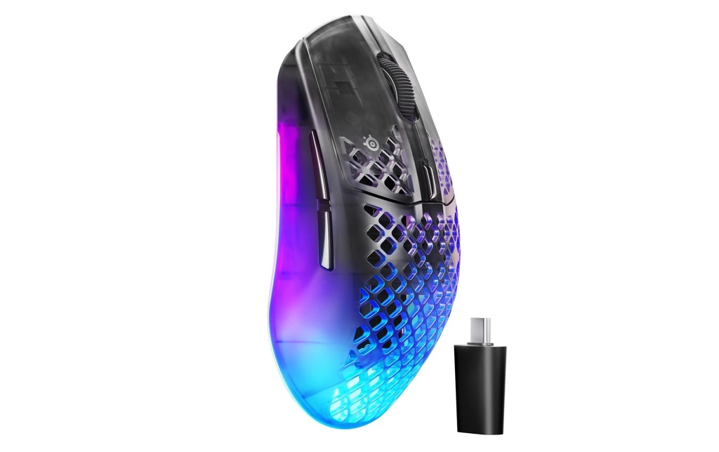 SteelSeries Souris de gaming Aerox 3 WL Gen 2 - Shadow Souris de jeu sans fil