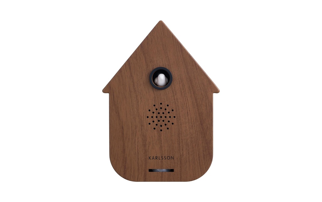 KARLSSON Boîte à sons Cuckoo moderne Bois foncé