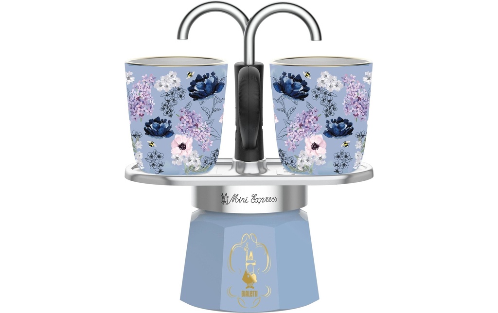 Bialetti Cafetière italienne Mini Express 2 tasses à espresso incluses