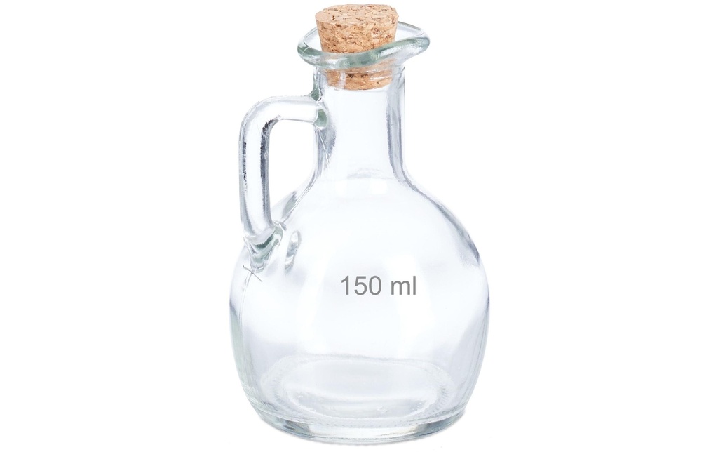 relaxdays Bouteilles pour conserves 150 ml, 24 pièces