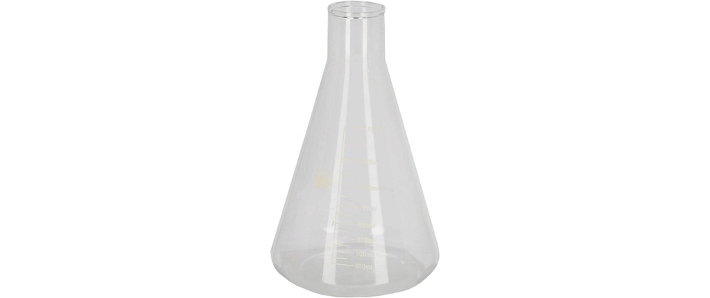 Esschert Design Fiole d'Erlenmeyer verre 1.0 l 13 x 13 x 21.1 cm