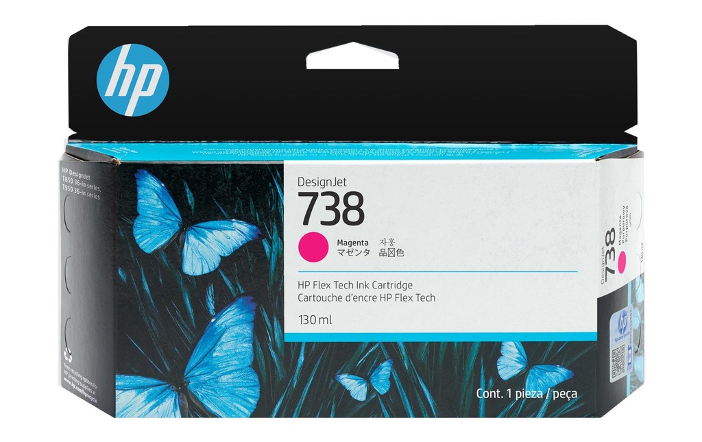 HP HP cart.d'encre 738 130ml mag