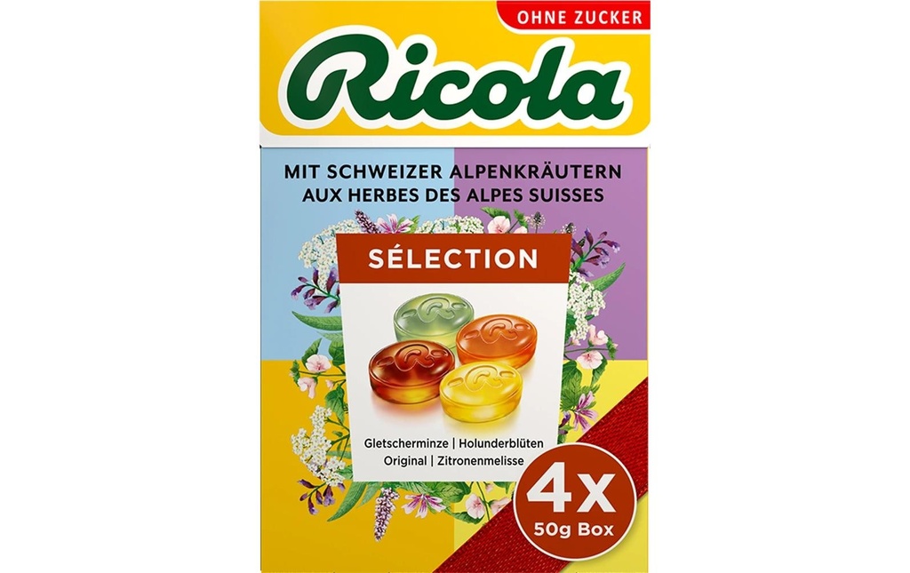 Ricola Bonbons Boîte Sélection XL Mix 200 g