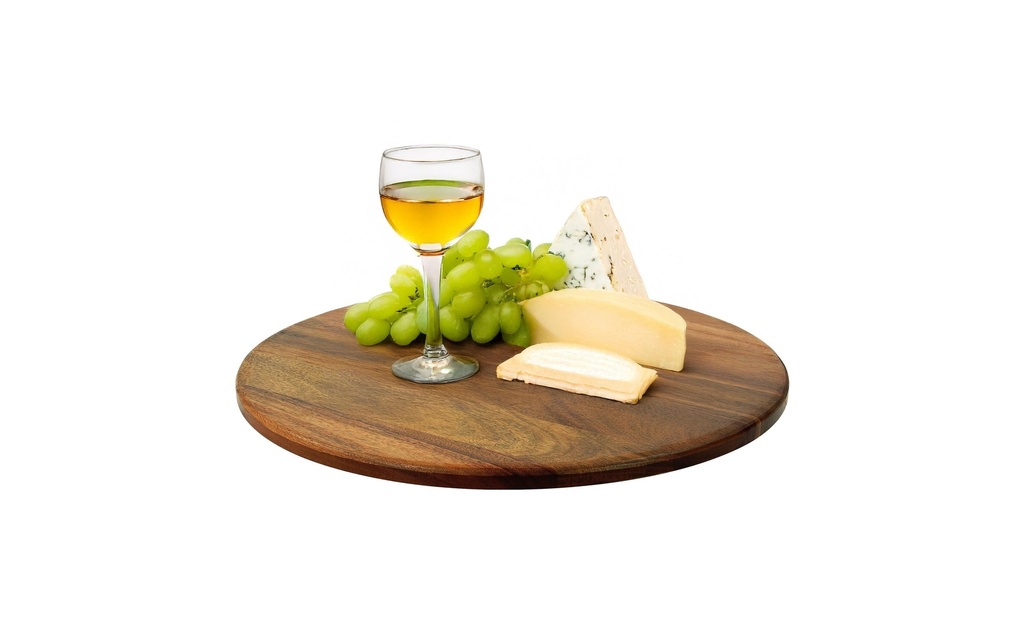 relaxdays Plateau tournant en bois d'acacia