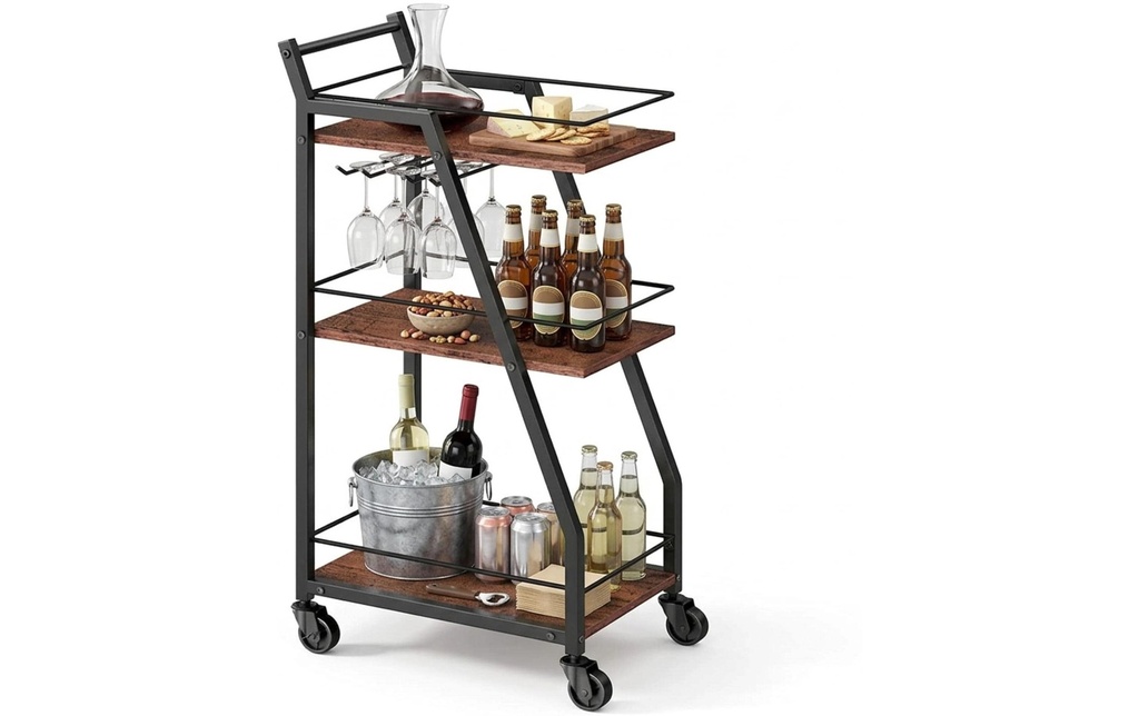 relaxdays Chariot de cuisine 39 x 83 x 29 cm