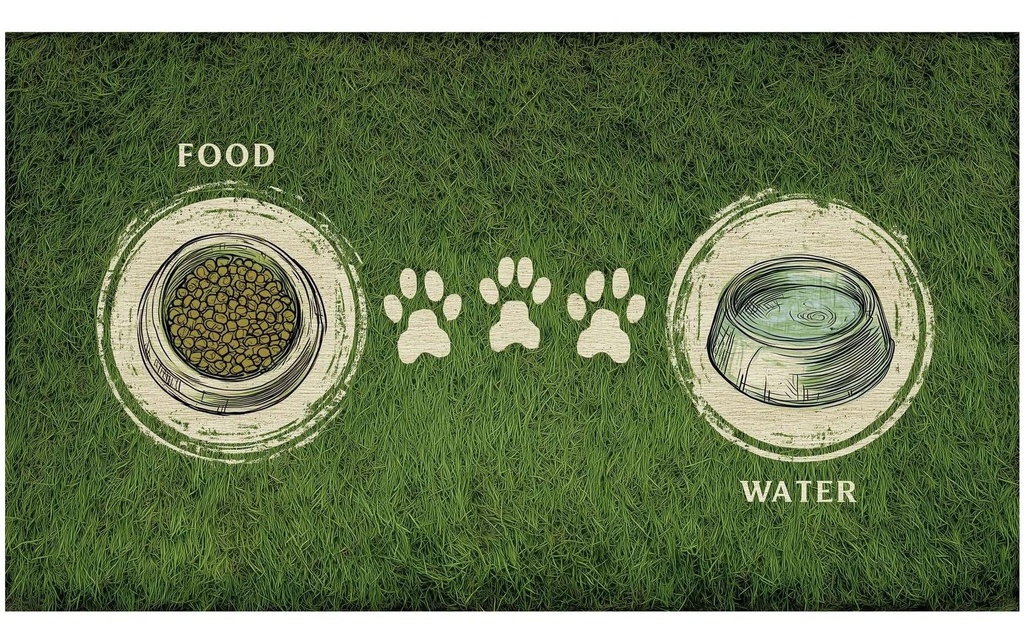 Paws & Whiskers Tapis pour écuelle Paspet1