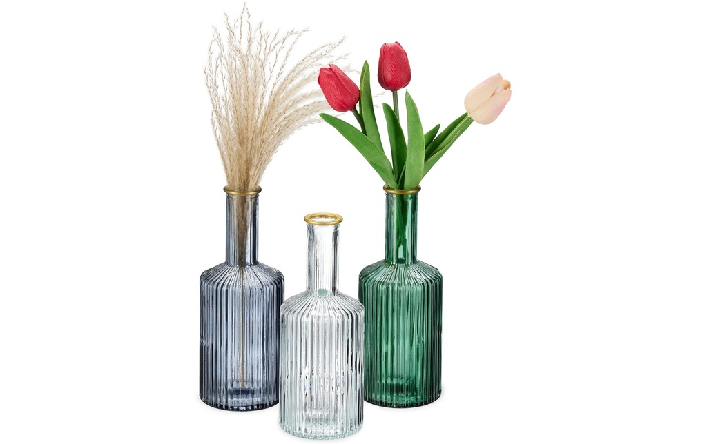 relaxdays Vase 3 Stück