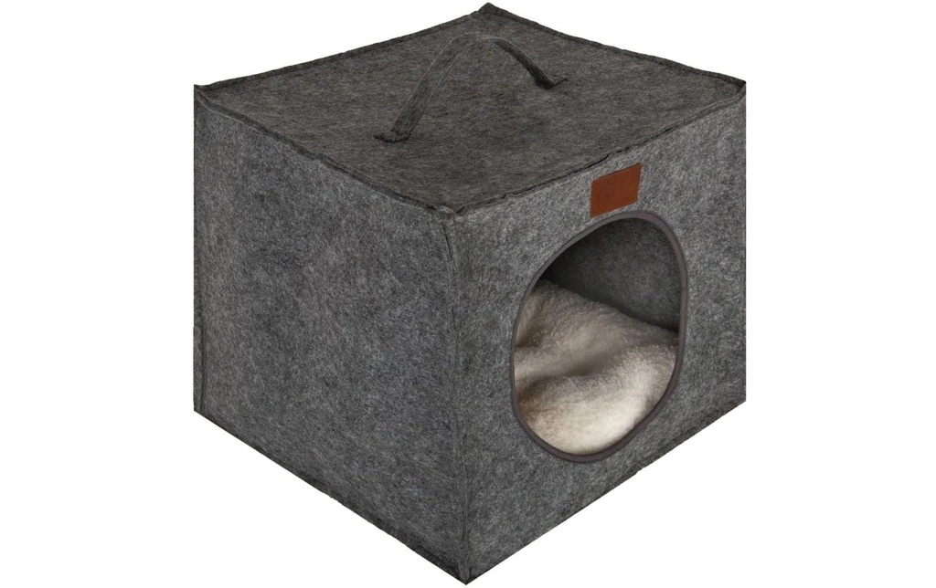 Paws & Whiskers Amarrage avec grotte Gris