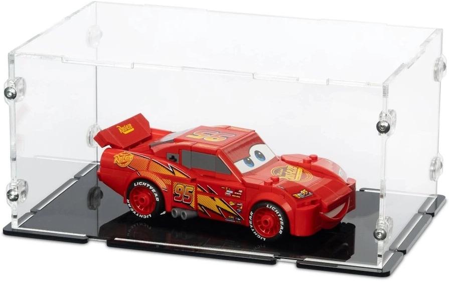 iDisplayit Présentoir en acrylique pour LEGO 77255 Lightning McQueen