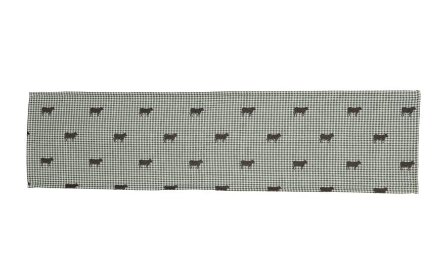 Hubatka Chemin de table Bella 135 cm x 35 cm, Vert
