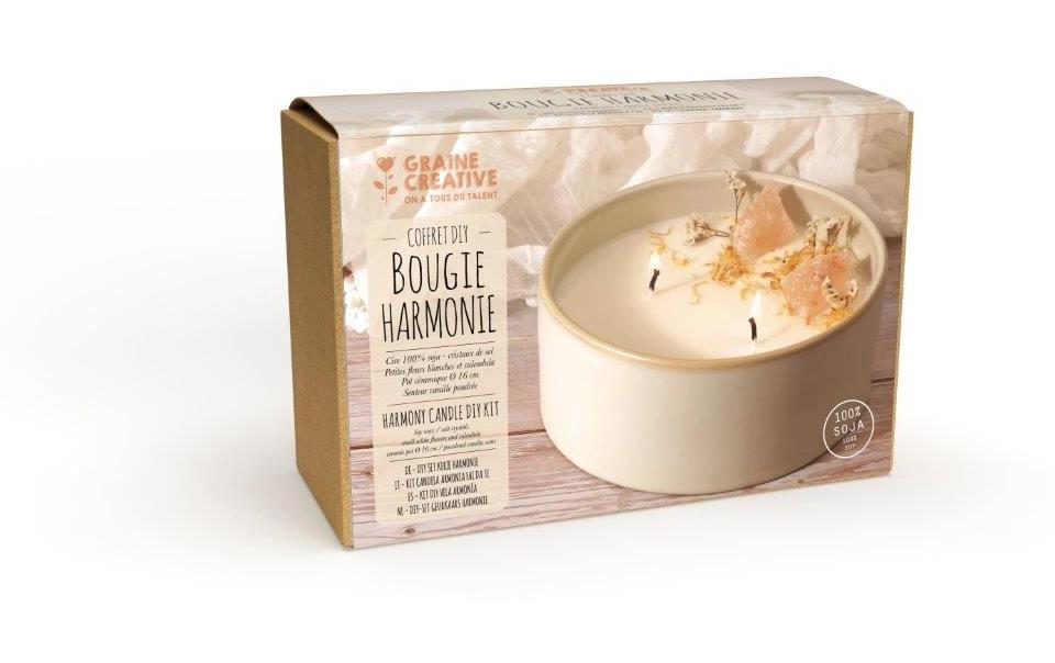 Graine Créative Set DIY de bougies Harmonie Kit de bougies à la vanille