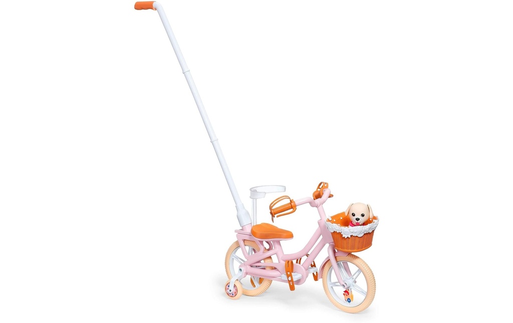 Baby Born Vélo avec chiot Lucky et roues de support