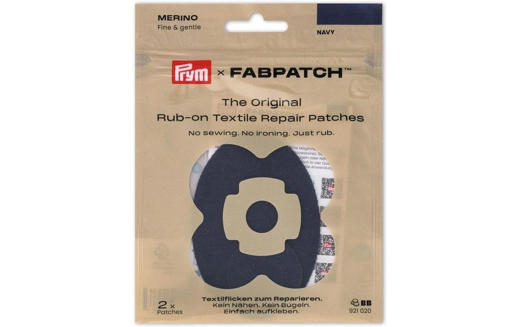 Prym Prym Rub-on Patch MERINO Marine