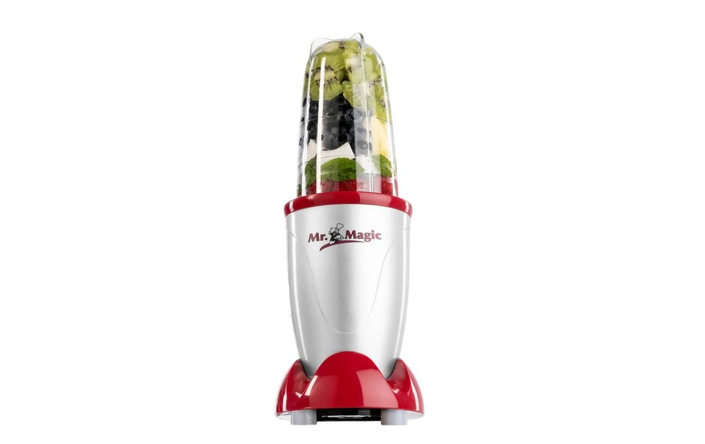 GOURMETmaxx Appareils à smoothies Mr. Magic Rouge/Argenté