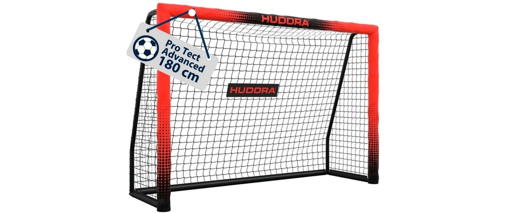 Hudora But de football Pro Tect 180 Advanced noir/rouge