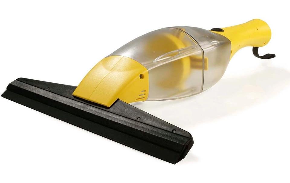 CLEANmaxx Aspirateur pour vitre Nettoyeur de vitres Jaune