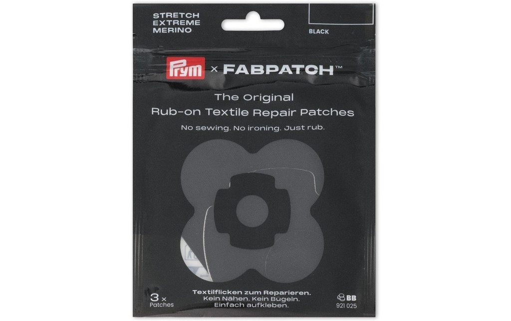 Prym Prym Rub-on Patch REPAIR KIT Noir