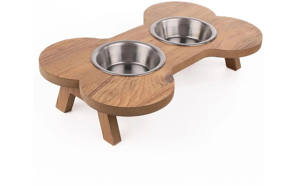 Paws & Whiskers Barre d'alimentation avec écuelles Apvm10